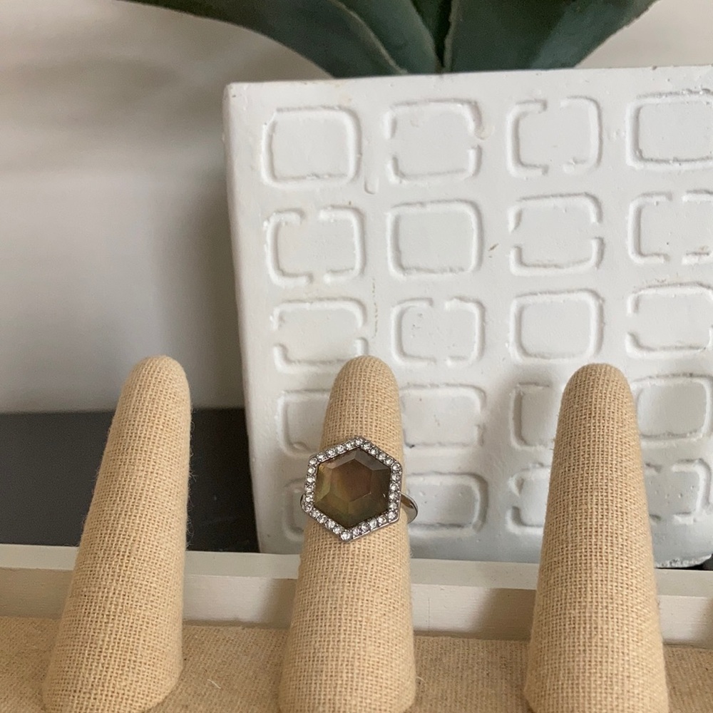 Chloe and Isabel Statement Costume Hexagon Ring